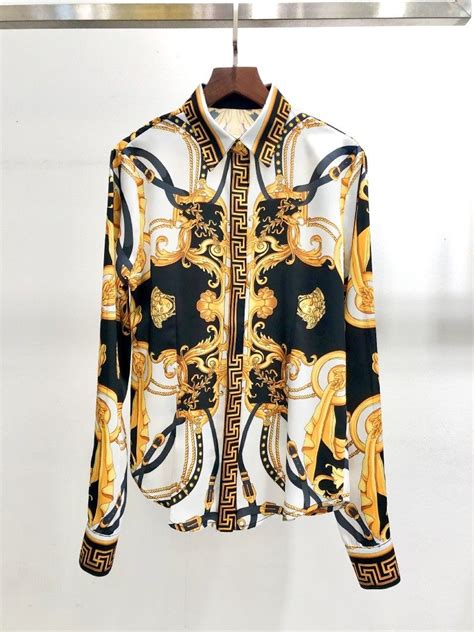 versace blouse long sleeve pullover women's sparkle decorated|Versace blouses for women.